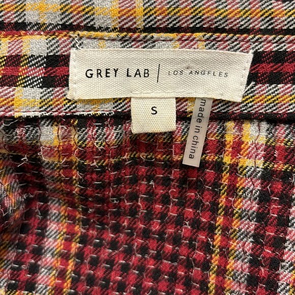 Sequin Plaid Button-Up Shirt - Picture 10 of 10